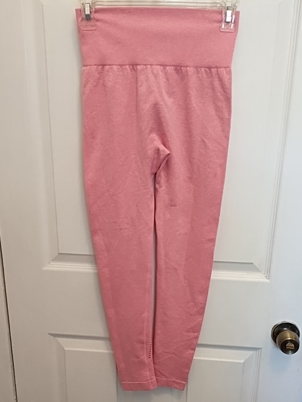 Girls' Pink High-Waist Leggings (S)